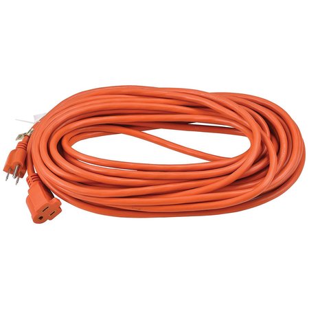 GLOBAL INDUSTRIAL 50 Ft. Outdoor Extension Cord, 16/3 Ga, 13A, Orange 500792